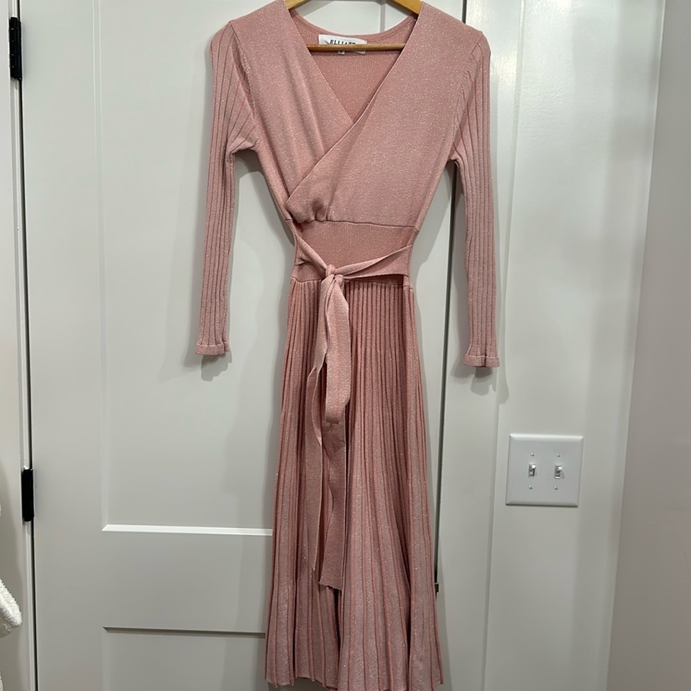 Beautiful boutique find!! Pink with sparkles and long sleeve dress